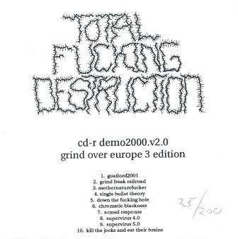 Total Fucking Destruction – Cd-r Demo2000.v2.0 Grind Over Europe 3 Edition (2022) CDr